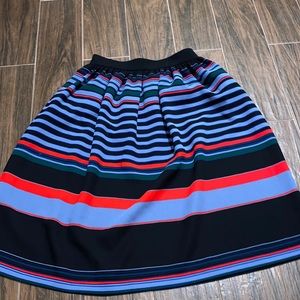Zara Woman striped circular skirt